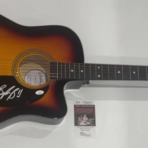 BAYKER BLANKENSHIP SIGNED FULL SIZE SUNBURST ACOUSTIC GUITAR MAXED OUT JSA COA