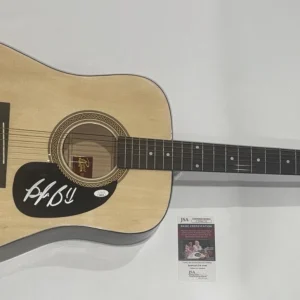 BAYKER BLANKENSHIP SIGNED FULL SIZE NATURAL ACOUSTIC GUITAR MAXED OUT JSA COA
