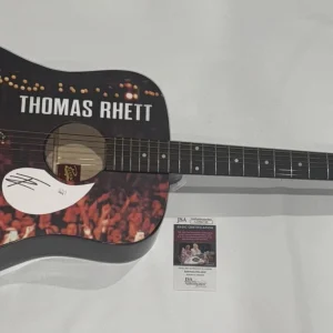 THOMAS RHETT SIGNED CUSTOM ACOUSTIC GUITAR COUNTRY AUTOGRAPHED JSA COA