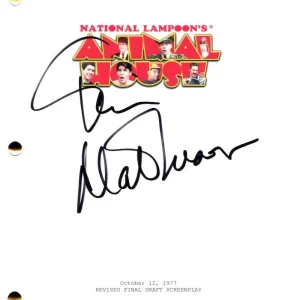 Tim Matheson Signed Autograph National Lampoon's Animal House Movie Script Otter