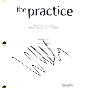 David E Kelly Signed Autograph The Practice Full Pilot Script Screenplay