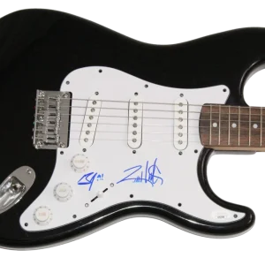 Zach Myers & Brent Smith Shinedown Signed Autograph Fender Electric Guitar JSA