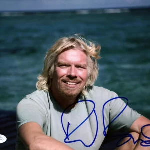 Richard Branson Signed Autograph 8x10 Photo - Necker Island Billionaire JSA COA