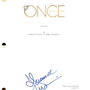 Jennifer Morrison Signed Autograph Once Upon A Time Full Pilot Script Screenplay