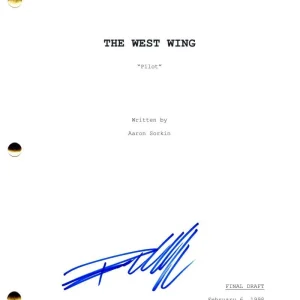 Bradley Whitford Signed Autograph The West Wing Full Pilot Script - Josh Lyman