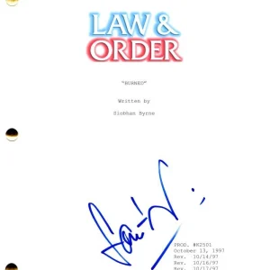 Sam Waterston Signed Autograph Law & Order Full Episode Script - ADA Jack McCoy