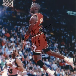 Michael Jordan Signed Autograph 8x10 Photo - Chicago Bulls Basketball GOAT JSA