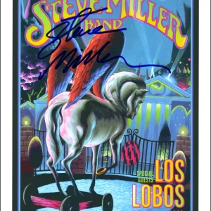 Steve Miller Signed Autograph 8.5x11 Poster Photo - The Joker Band w/ PSA COA