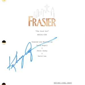 Kelsey Grammer Signed Autograph Frasier Pilot Script Screenplay Dr Frasier Crane