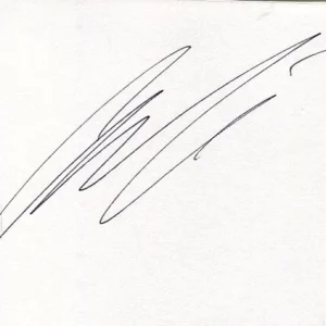 China Mieville Writer Critic Activist New Weird Fiction Author Signed Autograph