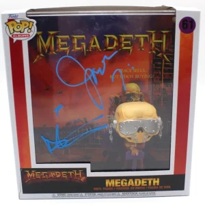 Dirk Verbeuren & James Lomenzo Megadeth Signed Funko Pop w/Beckett COA BP59151