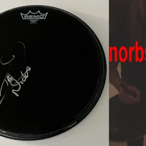 NICKO MCBRAIN IRON MAIDEN SIGNED 12" REMO DRUMHEAD w/EXACT PROOF & BECKETT COA