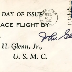 John Glenn US Senator NASA Mercury Astronaut Rare Signed Autograph FDC JSA COA