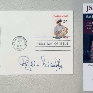Phyllis Schlafly Signed Autographed First Day Cover JSA Conservative Activist 2