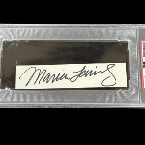 Monica Lewinsky White House Bill Clinton Scandal Signed Autograph PSA DNA Slab