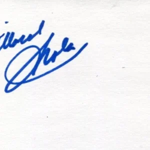 Willard Ikola 1956 US Olympic Sliver Medal Hockey Team Signed Autograph