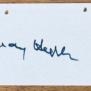 Audrey Hepburn Signed Autographed 3x5 Card JSA Letter Breakfast At Tiffany’s