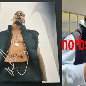 NELLY SIGNED AUTOGRAPH COUNTRY GRAMMAR VINYL LP w/EXACT PROOF & BECKETT BAS COA