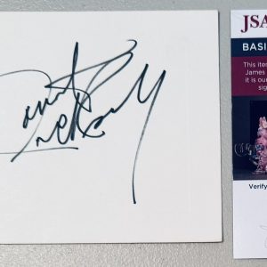 Janet Jackson Signed Autographed 4.5 x 6 Card JSA Cert Singer Songwriter