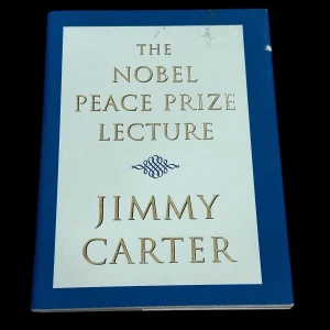 Jimmy Carter US President Nobel Prize Winner Signed Autograph Book BAS Beckett