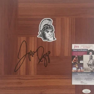 Tom Izzo Signed Floorboard w/ JSA COA #UU39197 Michigan State MSU