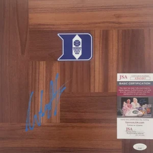 Caleb Foster Signed Floorboard w/ JSA COA #AT63493 Duke Blue Devils