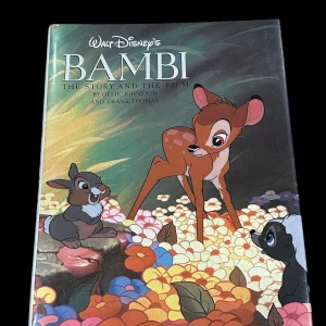 Ollie Johnston Frank Thomas Disney Animators Bambi Film Signed Autograph Book
