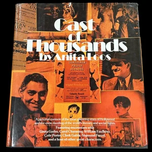 Anita Loos Author Of Gentlemen Prefer Blondes Signed Autograph Cast Thousan Book