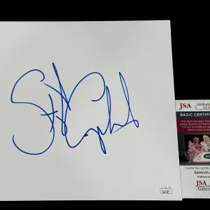 Stewart Copeland The Police Drummer Rare Signed Large Autograph Page JSA COA