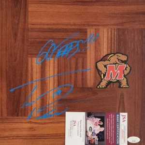 Travis Pastrana Signed Floorboard w/ JSA COA Maryland Terrapins Superfan 2