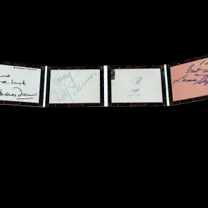 2017 Historic Autographs Quads 1960s Actress Signed Autograph BAS Beckett