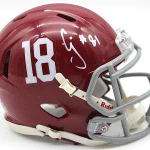 CJ Dippre Signed Alabama Crimson Tide Mini Football Helmet w/Beckett BR32513