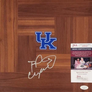 Rex Chapman Signed Floorboard w/ JSA COA #AI99407 Kentucky Wildcats