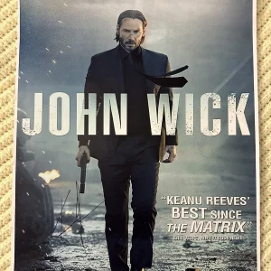 Keanu Reeves Signed John Wick Movie Poster 12 X 16 PSA/DNA Authentication COA
