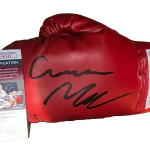 CURMEL MORTON signed (Super Featherweight) Everlast Boxing glove JSA AY06549