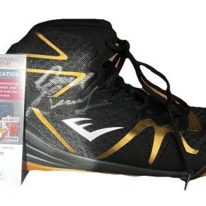 DAVID BENAVIDEZ Signed (Everlast) The Monster Boxing Shoe JSA AY06545