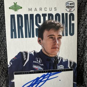 Marcus Armstrong Signed Trading Parkside 2025 Indy Card Exchange Exclusive 500