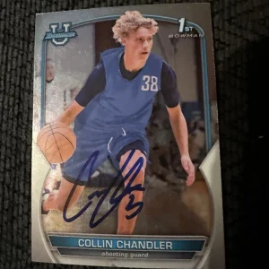 Collin Chandler Signed In Person Trading Card Autographed Kentucky Wildcats
