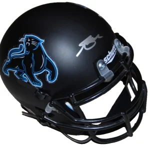 TETAIROA MCMILLAN signed (CAROLINA PANTHERS mini football helmet BECKETT BR63043