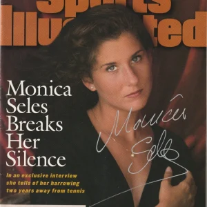 MONICA SELES Signed 7/17/95 SPORTS ILLUSTRATED Beckett (BAS)