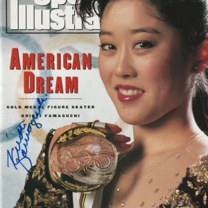KRISTI YAMAGUCHI Signed3/2/92 SPORTS ILLUSTRATED Beckett (BAS) NO LABEL