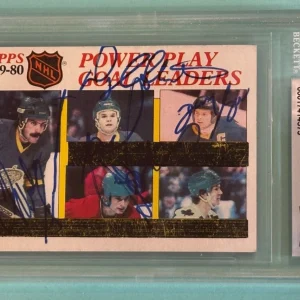 RAY BOURQUE Signed 1981-82 TOPPS Card #5 Beckett BAS