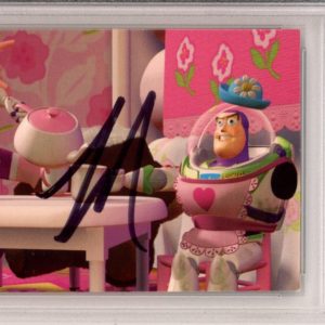 1995 DISNEY SKYBOX TOY STORY BUZZ LIGHTYEAR TIM ALLEN SIGNED PSA DNA AUTOGRAPHED