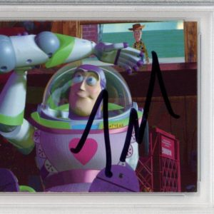 1995 DISNEY SKYBOX TOY STORY BUZZ LIGHTYEAR TIM ALLEN SIGNED CARD PSA DNA COA