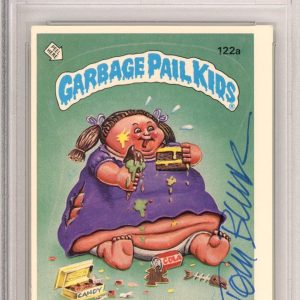 SIGNED Tom Bunk 1986 Topps Garbage Pail Kids GPK Broad Maud #122a PSA DNA COA