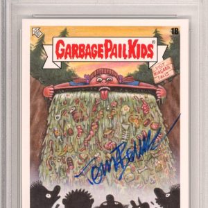 2023 Topps Garbage Pail Kids GPK Niagara Chuck #1b PSA DNA COA SIGNED Tom Bunk