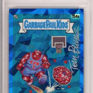 2021 Topps Garbage Pail Kids Sapphire Basket Casey #154a PSA DNA SIGNED Tom Bunk