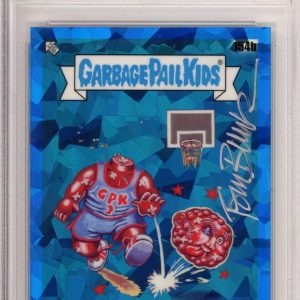 2021 Topps Garbage Pail Kids Sapphire Dribblin' Derek PSA DNA SIGNED by Tom Bunk