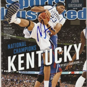 ANTHONY DAVIS Signed 4/9/12 SPORTS ILLUSTRATED Beckett Auth BAS (NO Label)