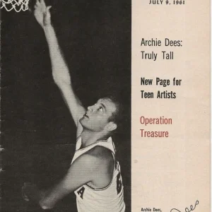 Archie Dees REAL hand SIGNED Friends 1961 book JSA NBA Indiana Hoosiers